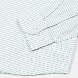 Biscay Green Stripes Cotton Shirt - John Ellies