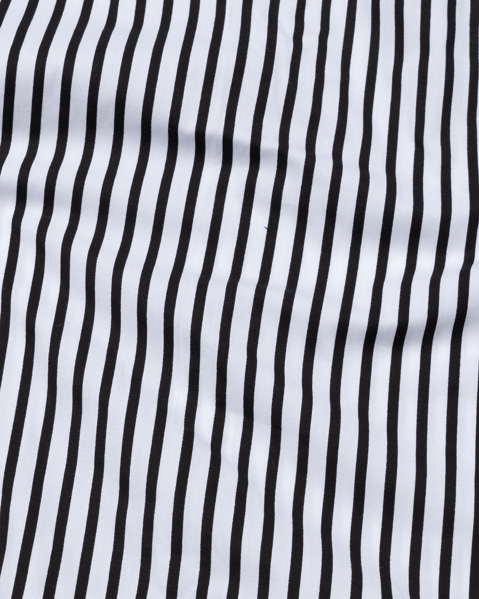 Biscay Black Stripes Cotton Shirt - John Ellies