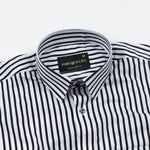 Biscay Black Stripes Cotton Shirt - John Ellies