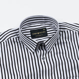 Biscay Black Stripes Cotton Shirt - John Ellies