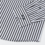 Biscay Black Stripes Cotton Shirt - John Ellies