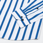 Tron Blue Stripes Cotton Shirt - John Ellies