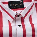 Tron Red Stripes Cotton Shirt - John Ellies