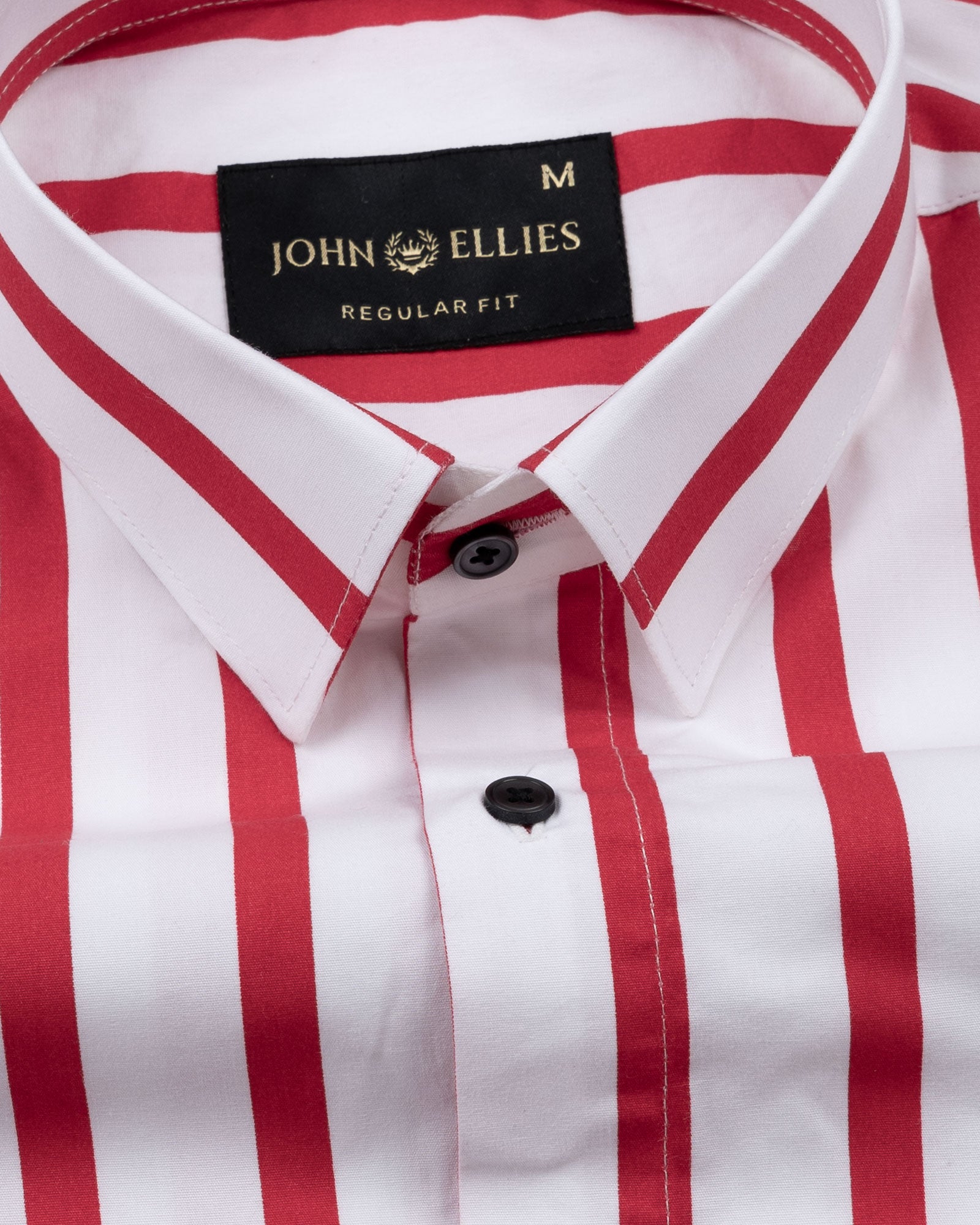 Tron Red Stripes Cotton Shirt - John Ellies