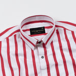 Tron Red Stripes Cotton Shirt - John Ellies