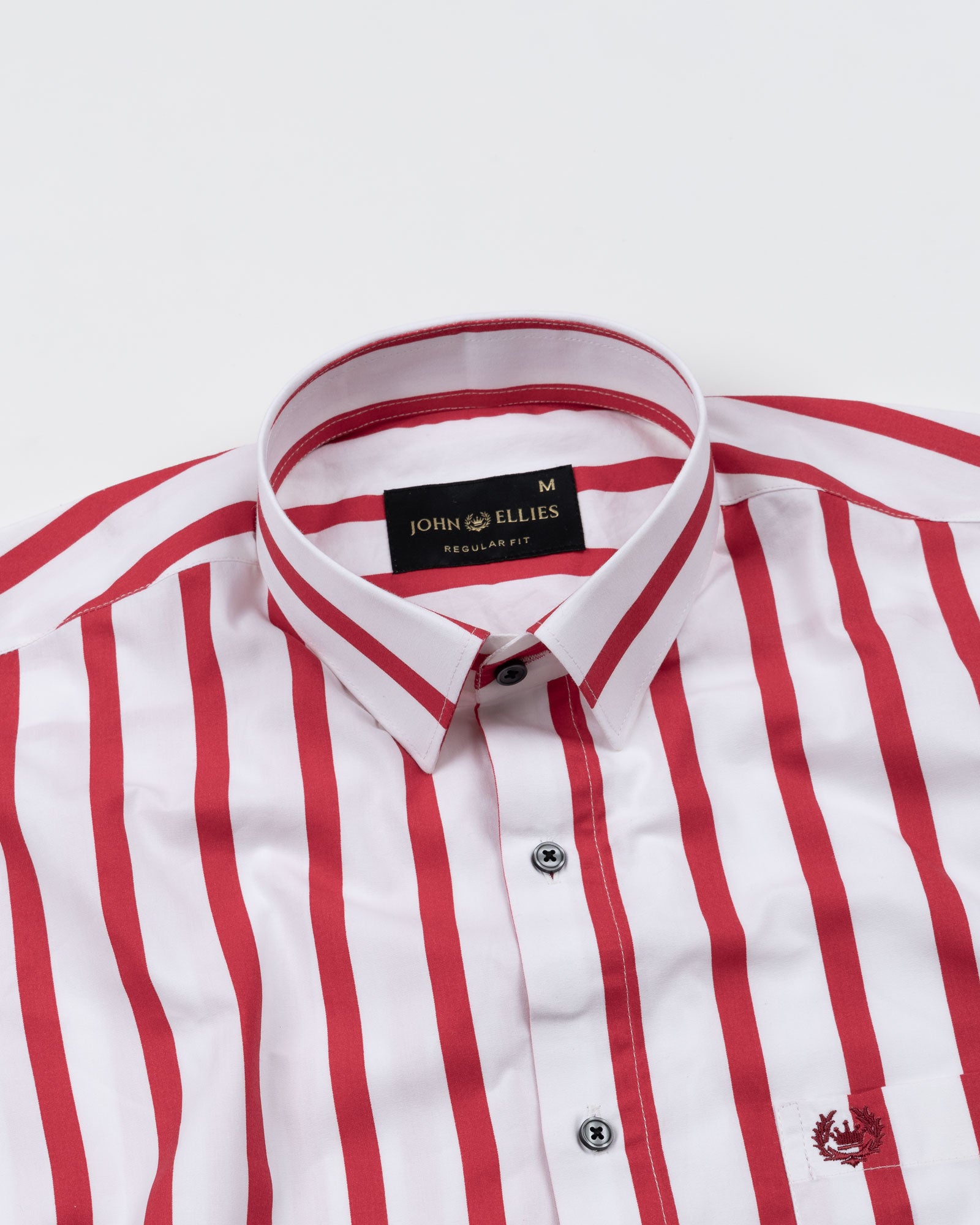 Tron Red Stripes Cotton Shirt - John Ellies