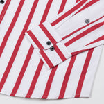 Tron Red Stripes Cotton Shirt - John Ellies