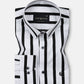 Tron Black Stripes Cotton Shirt - John Ellies