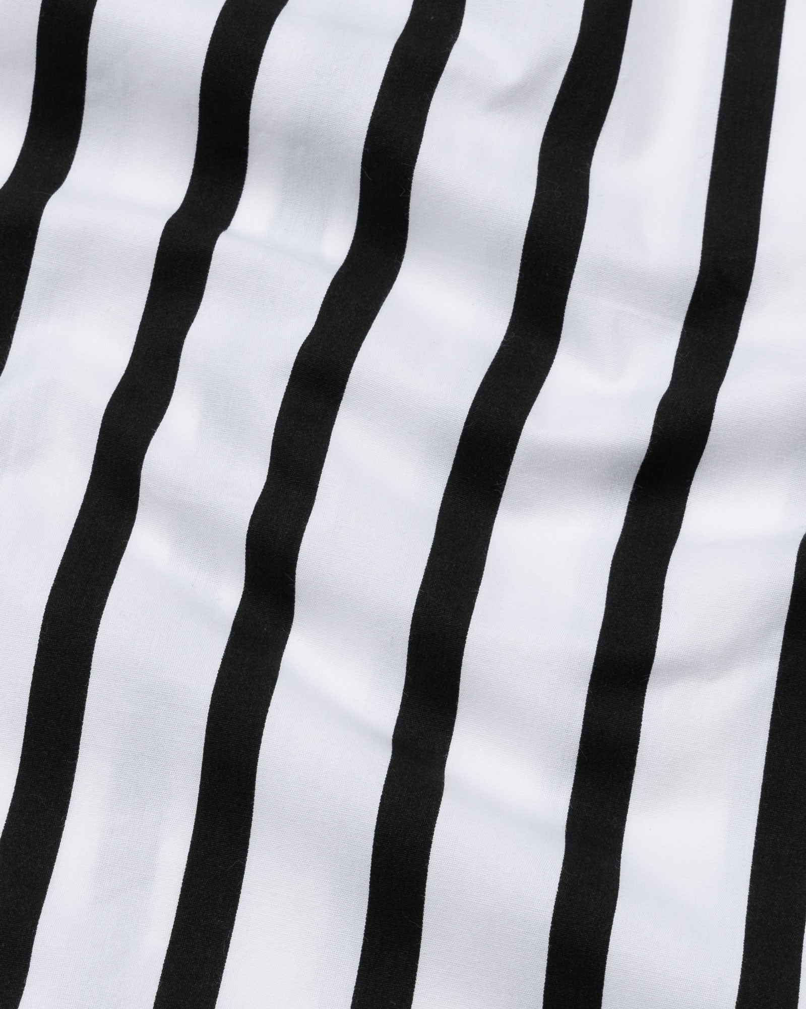 Tron Black Stripes Cotton Shirt - John Ellies