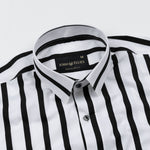 Tron Black Stripes Cotton Shirt - John Ellies