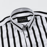 Tron Black Stripes Cotton Shirt - John Ellies