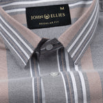 Praxis Black Stripe Oxford Cotton Shirt - John Ellies
