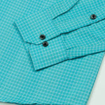 Kipra Green Check Cotton Button Down Shirt - John Ellies