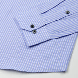 Kipra Blue Stripes Cotton Button Down Shirt - John Ellies
