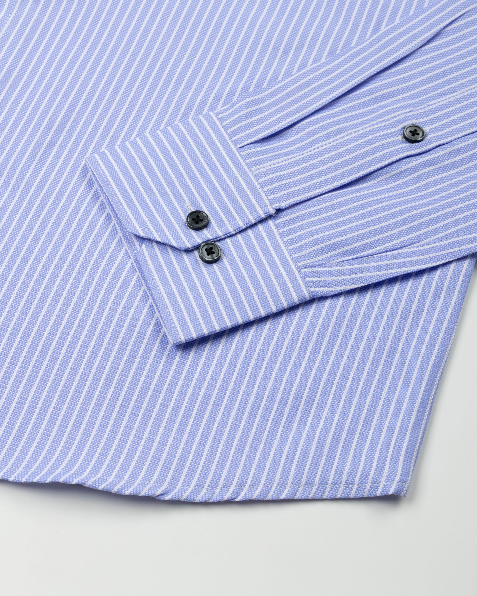 Kipra Blue Stripes Cotton Button Down Shirt - John Ellies