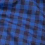 Kipra Persian Blue Check Cotton Button Down Shirt - John Ellies