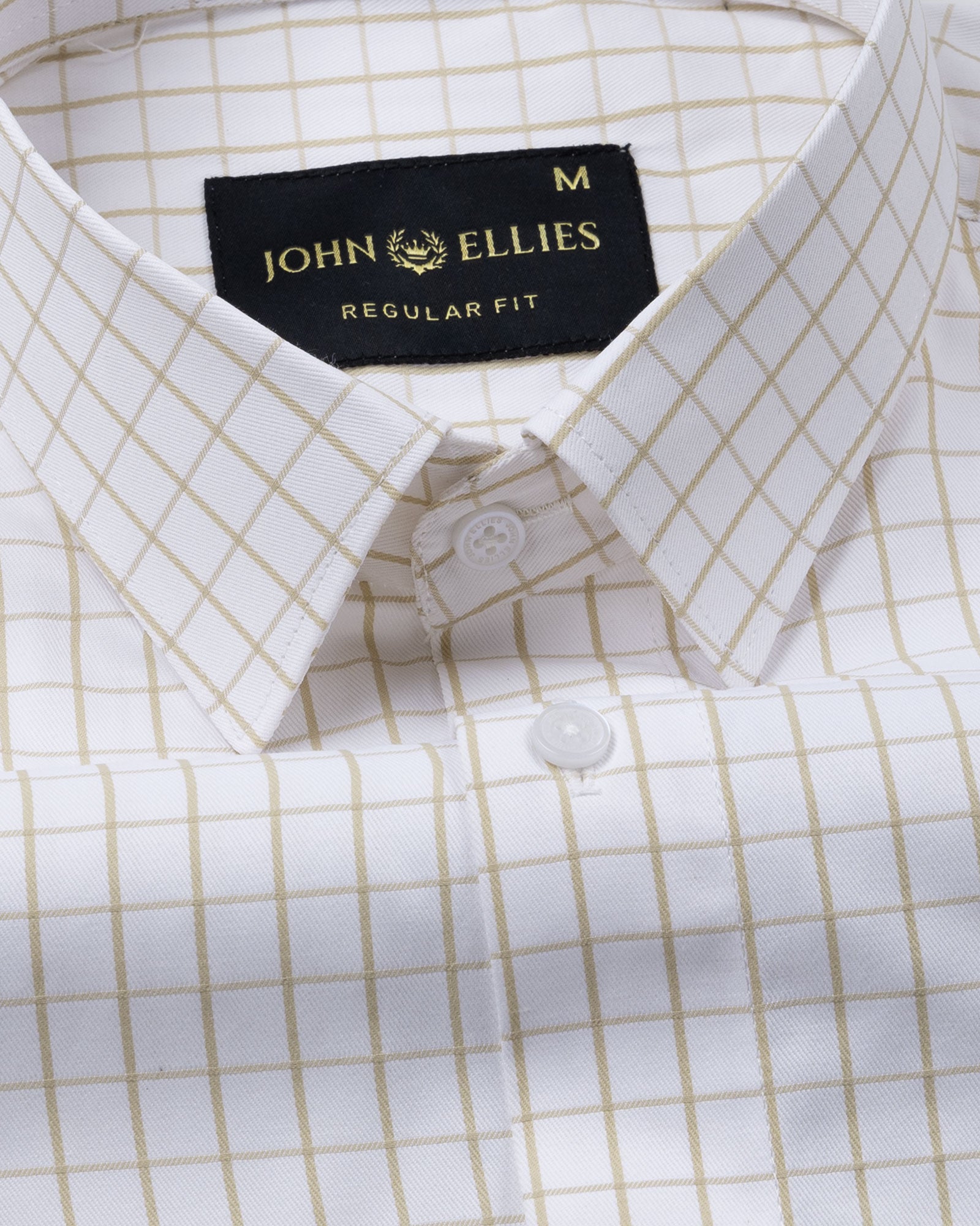 Cero Brown Check Cotton Shirt - John Ellies