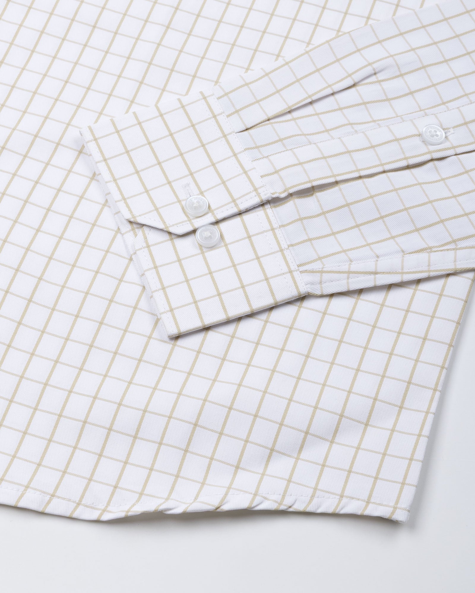 Cero Brown Check Cotton Shirt - John Ellies