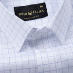Cero Blue Check Cotton Shirt - John Ellies