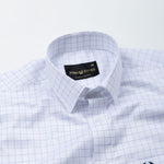 Cero Blue Check Cotton Shirt - John Ellies