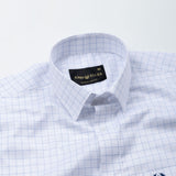 Cero Blue Check Cotton Shirt - John Ellies