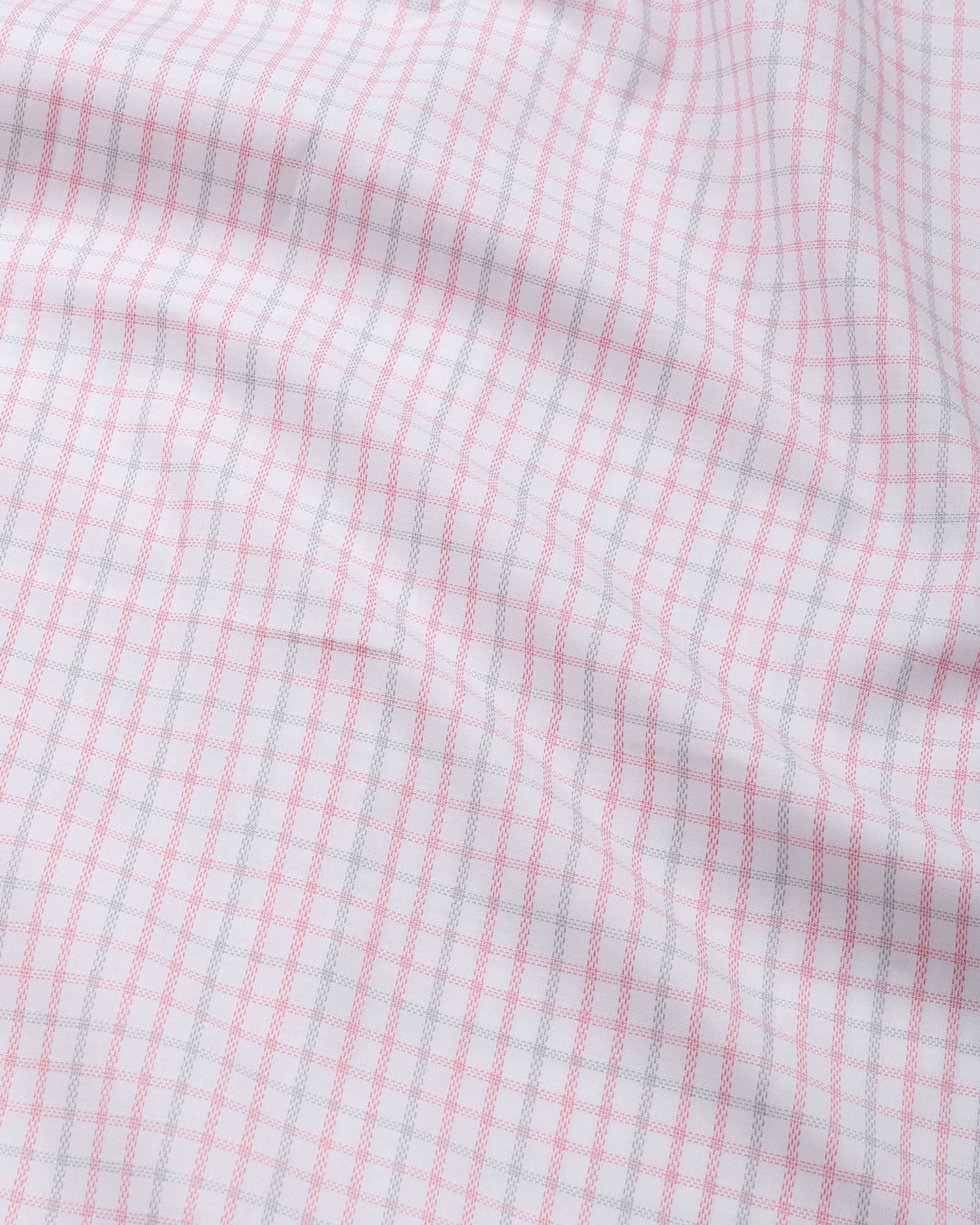 Blatz Pink Check Premium Cotton Shirt - John Ellies