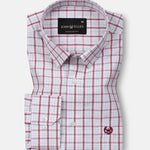 Riaot Red Check Cotton Shirt - John Ellies