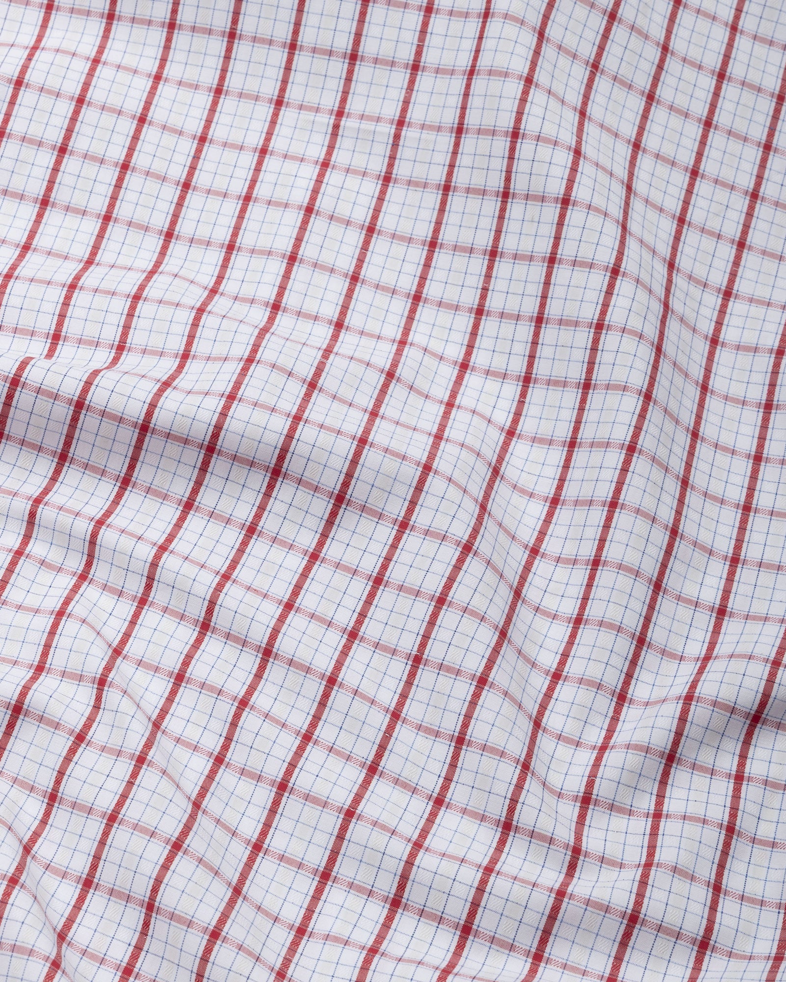 Riaot Red Check Cotton Shirt - John Ellies
