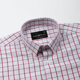 Riaot Red Check Cotton Shirt - John Ellies