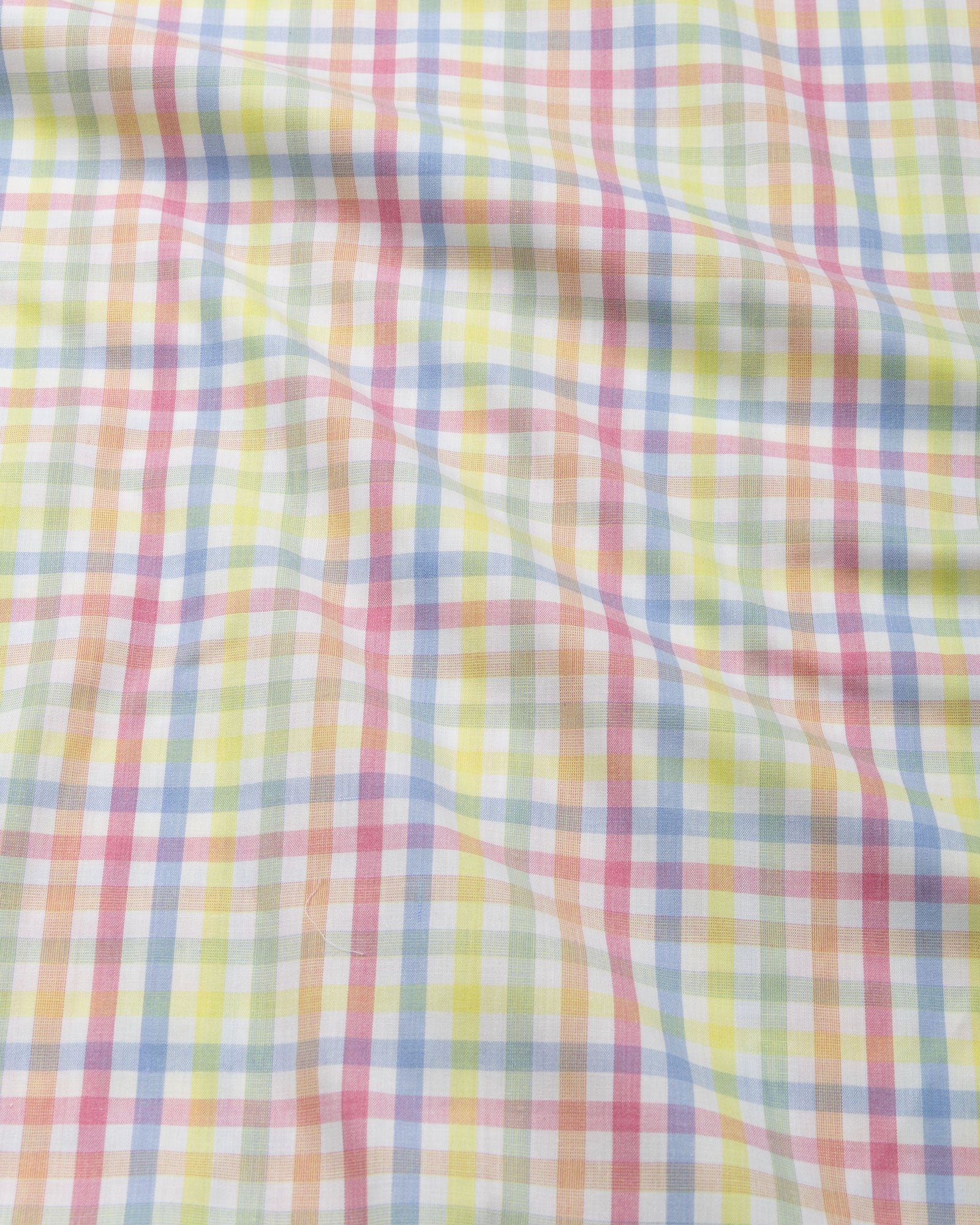 Wreck Multicolor Check Button Down Cotton Shirt - John Ellies