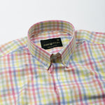 Wreck Multicolor Check Button Down Cotton Shirt - John Ellies