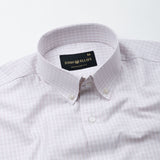 Wreck White Check Button Down Cotton Shirt - John Ellies