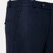 Mance Navy Blue Textured Formal Cotton Pant - John Ellies