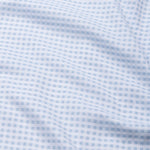 Wreck Powder Blue Check Button Down Cotton Shirt - John Ellies