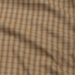 Wreck Brown Check Button Down Cotton Shirt - John Ellies