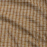 Wreck Brown Check Button Down Cotton Shirt - John Ellies