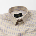 Blatz Brown Check Premium Cotton Shirt - John Ellies