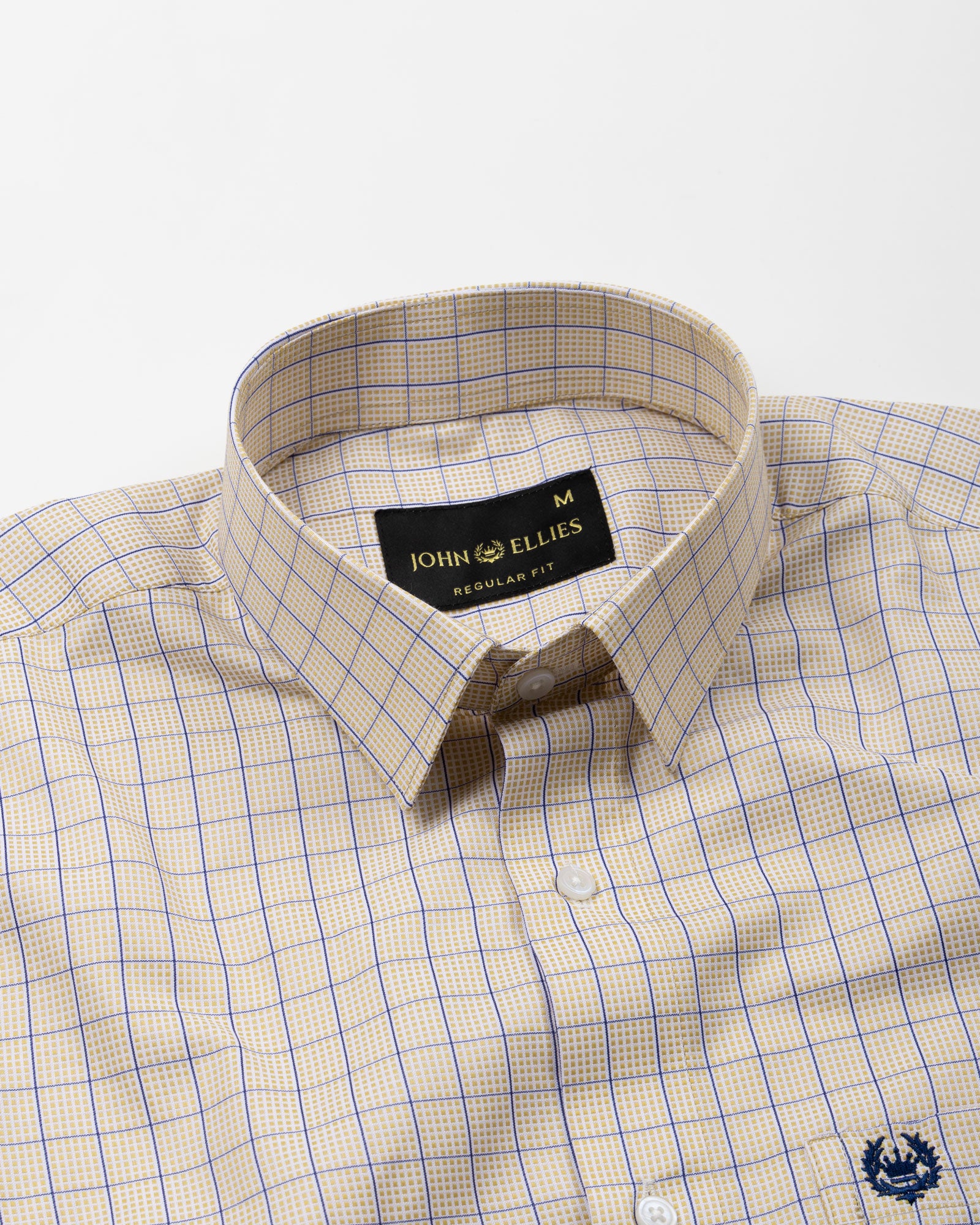 Blatz Brown Check Premium Cotton Shirt - John Ellies