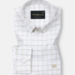 Blatz White Check Premium Cotton Shirt - John Ellies
