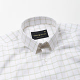 Blatz White Check Premium Cotton Shirt - John Ellies