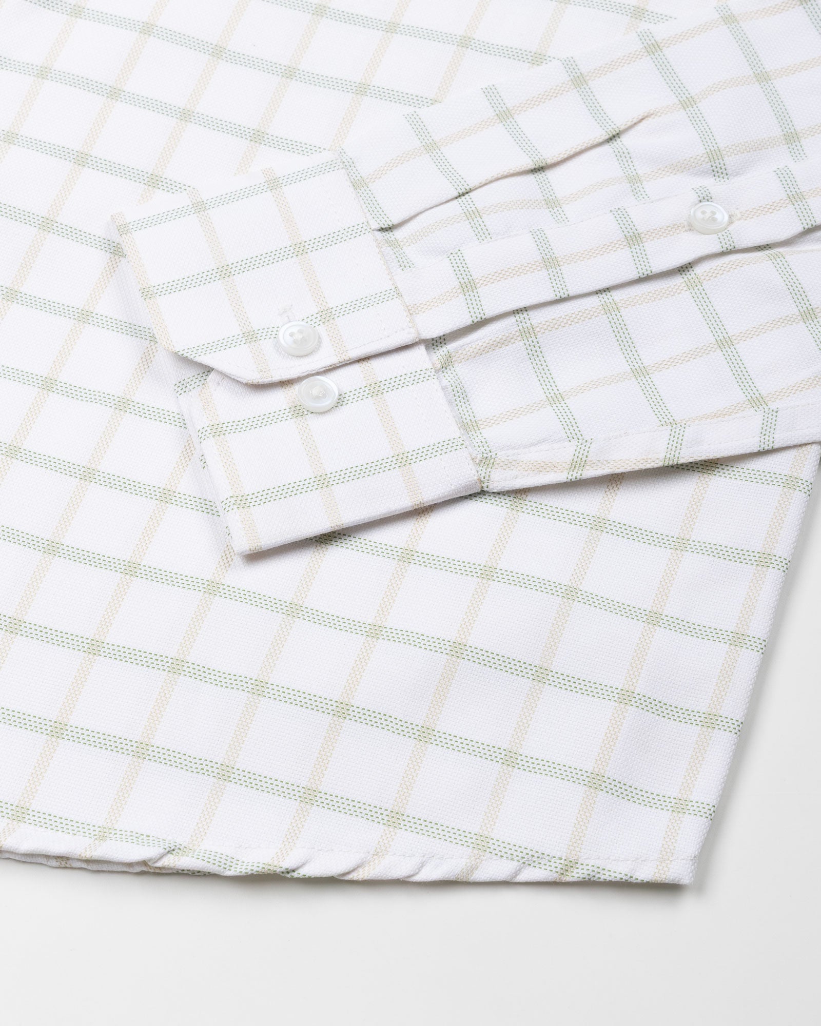 Blatz White Check Premium Cotton Shirt - John Ellies