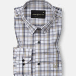 Riaot White Check Linen Shirt - John Ellies
