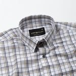 Riaot White Check Linen Shirt - John Ellies