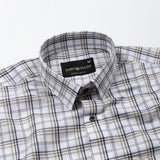 Riaot White Check Linen Shirt - John Ellies
