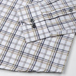 Riaot White Check Linen Shirt - John Ellies