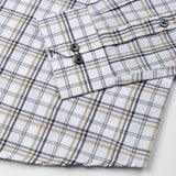 Riaot White Check Linen Shirt - John Ellies
