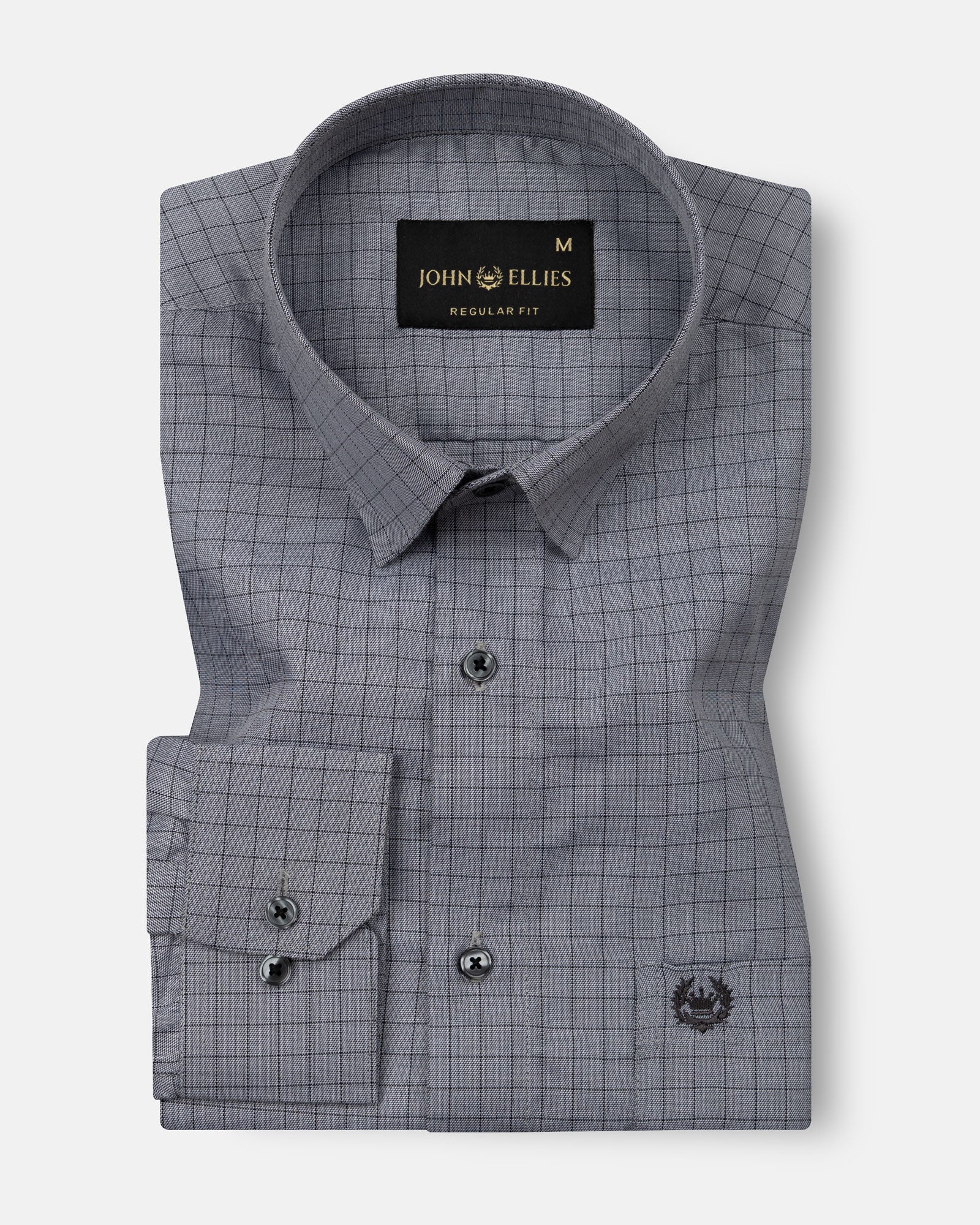 Sway Black Check Cotton Shirt - John Ellies