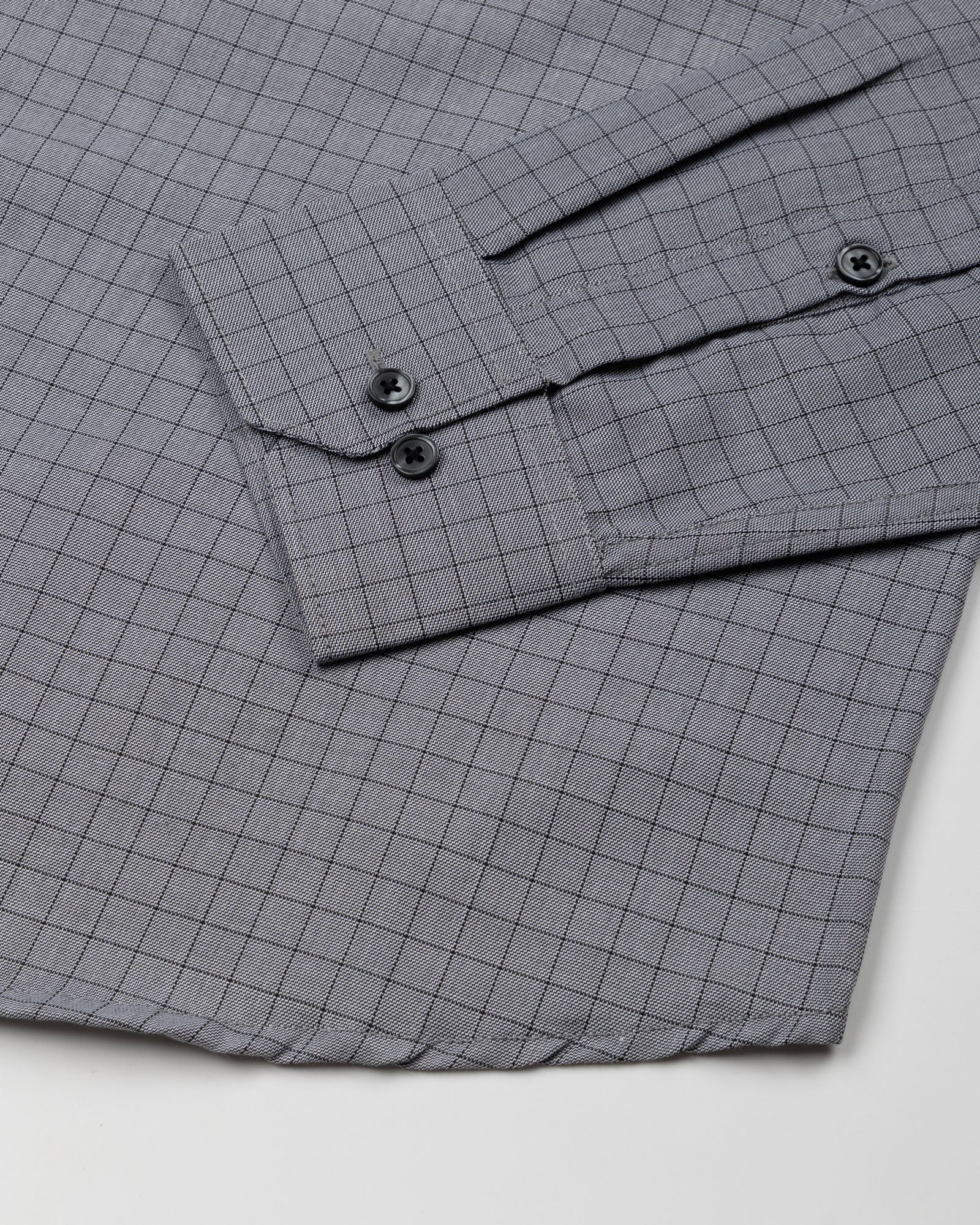 Sway Black Check Cotton Shirt - John Ellies