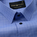 Sway Blue Check Cotton Shirt - John Ellies