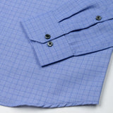 Sway Blue Check Cotton Shirt - John Ellies